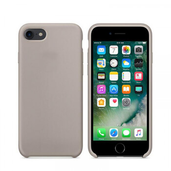 Extrapevný silikónový ochranný kryt pre Apple iPhone 8 - šedý