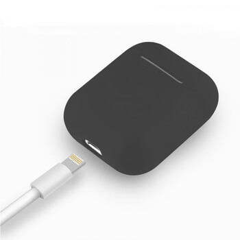 Silikónové ochranné puzdro pre Apple AirPods 1.generace (2016) - čierne