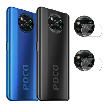 3x Ochranné sklo na šošovku fotoaparátu a kamery pre Xiaomi Poco X3