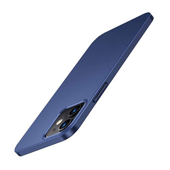 Ochranný plastový kryt pre Apple iPhone 12 mini - modrý