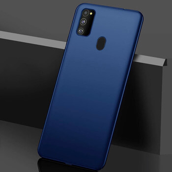 Ochranný plastový kryt pre Samsung Galaxy M21 M215F - modrý