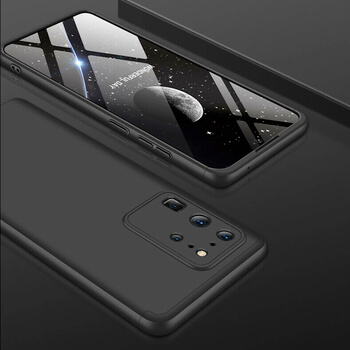 Ochranný 360 ° celotelový plastový kryt pre Samsung Galaxy M51 M515F - čierny