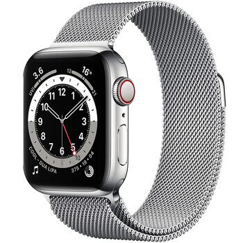 Elegantný kovový pásik pre chytré hodinky Apple Watch 44 mm (5.série) - strieborný