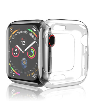 Ultratenký silikónový obal pre chytré hodinky Apple Watch 38 mm (1.série) - priehľadný