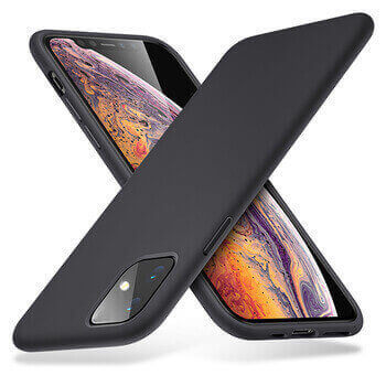 Extrapevný silikónový ochranný kryt pre Apple iPhone 14 Pro - čierny