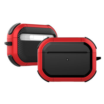 Extra odolné ochranné puzdro pre Apple AirPods Pro (2.generace) - červené