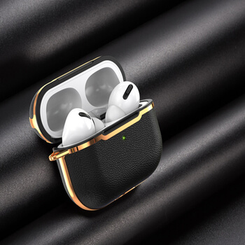 Luxusné ochranné puzdro pre Apple AirPods Pro (2.generace) - čierne
