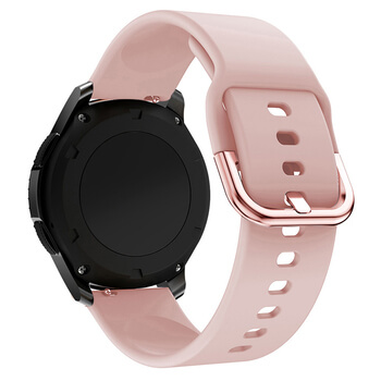 Silikónový remienok pre chytré hodinky Samsung Galaxy Watch 4 Classic 42 mm - svetlo ružový