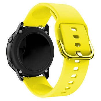 Silikónový remienok pre chytré hodinky Samsung Galaxy Watch 4 Classic 42 mm - žltý