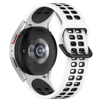 Sportovní silikonový řemínek pro chytré hodinky Samsung Galaxy Watch 4 40 mm - čierny