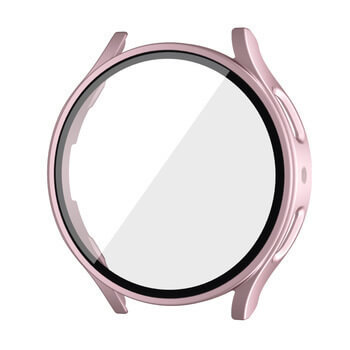 Ochranný kryt se sklem pro Samsung Galaxy Watch 5 40 mm - svetlo ružový