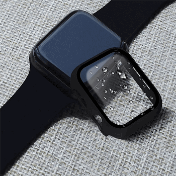 2v1 Kryt s ochranným sklom na Apple Watch Ultra 2 49 mm - čierny
