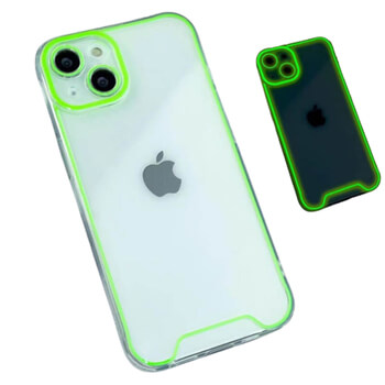 Svietiaci ochranný obal pre Apple iPhone 12 - zelený