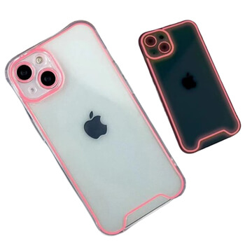 Svietiaci ochranný obal pre Apple iPhone XR - ružový