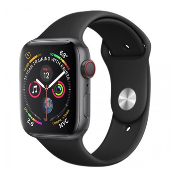Silikónový remienok pre chytré hodinky Apple Watch 40 mm (5.série) - čierny