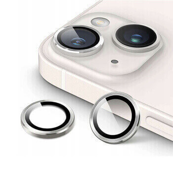 Metalické ochranné sklo na šošovku fotoaparátu a kamery pre Samsung Galaxy Z Fold 4 5G F936B - strieborné