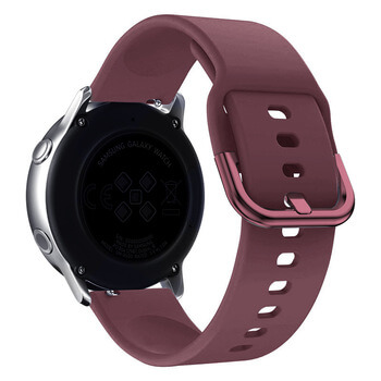 Silikónový remienok pre chytré hodinky Samsung Galaxy Watch 4 40 mm - Vínový