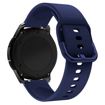 Silikónový remienok pre chytré hodinky Samsung Galaxy Watch 6 44 mm - tmavo modrý