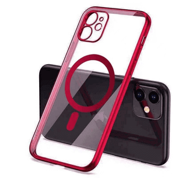 MagSafe silikonový kryt pre Samsung Galaxy S24 Ultra 5G - červený