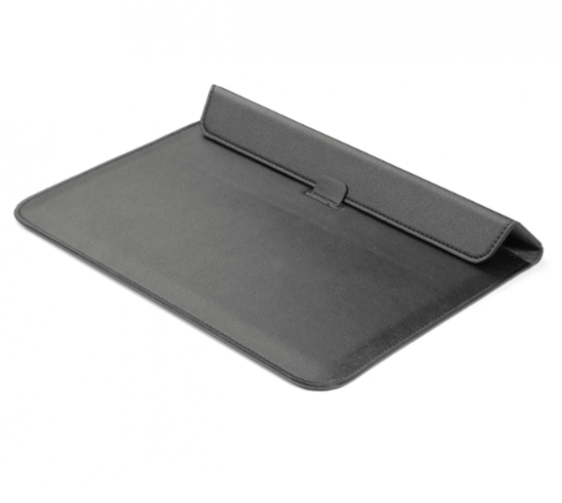 2v1 Puzdro s magnetom a stojanom z ekokože pre Apple MacBook Pro 14" (2023, M3 Pro, M3 ) - čierne